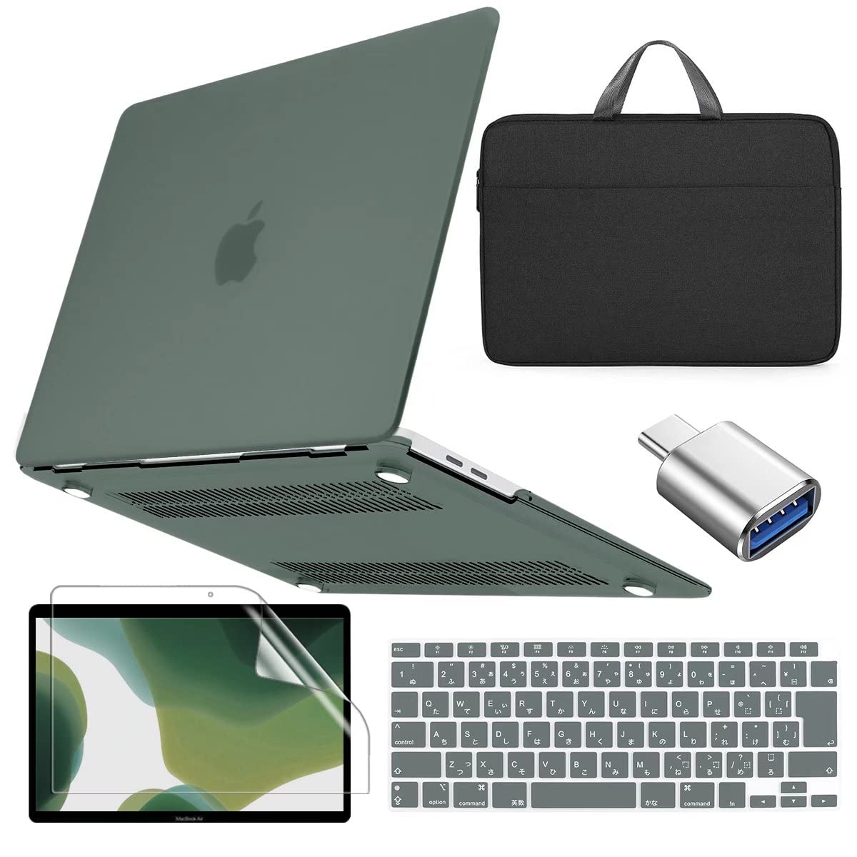 Amazon | 【2022改良型5点セット】 MacBook Air M1 ケース 2021
